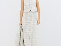 Твидовый жилет, Белый