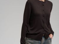 Кардиган прямого кроя с шерстью