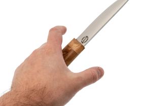 Северный нож малый, сталь Х12МФ, традиционный нож, рукоять карельская берёза