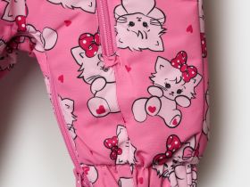 Комбинезон детский текстильный с полиуретановым покрытием для девочек