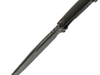 Тактический нож Атлант-3 Black, сталь AUS8, рукоять эластомер