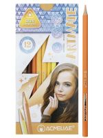 Набор карандашей цветные ACMELIAE "Skin Artmate" телесные 12 цв. в картонном футляре