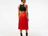 Женская плиссированная юбка Lacoste