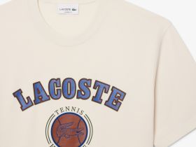 Мужская футболка Lacoste классического кроя из органического хлопка