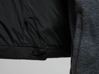 Пуховик с воротником-стойкой и капюшоном