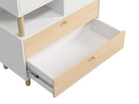 Комод Дикинс 85x92 Береза/Белый