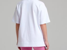 Комплект трикотажный для девочек: фуфайка (футболка), бриджи