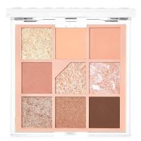 Палетка теней для век с глиттерами Unleashia Glitterpedia Eye Palette №3 All of Coralpink