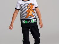 Комплект трикотажный для мальчиков: фуфайка (футболка), брюки