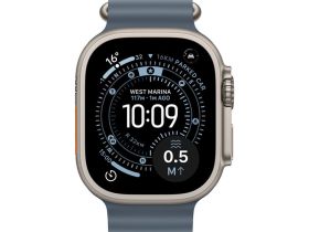 Смарт-часы Apple Watch Ultra 3 49mm Natural Titanium Case with Anchor Blue Ocean Band (One Size)