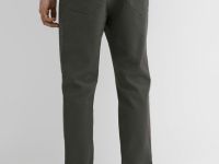 Базовые брюки Slim fit, Коричневый