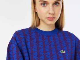 Женский свитер Lacoste свободного кроя