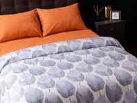 Постельное белье Modico Blue Orange/Модико (синие листья)