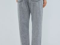 Джинсы Mom, Серый