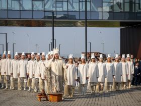 Первая линейка состоялась в якутском образовательном комплексе «Точка будущего»