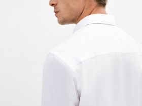 Базовая рубашка Slim Fit, Белый