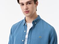 Мужская льняная рубашка Lacoste