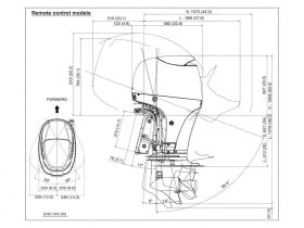 4х-тактный лодочный мотор SUZUKI DF90ATL
