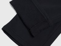 Широкие трикотажные брюки для девочек, Черный