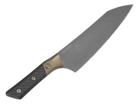 Кухонный нож поварской Microtech Chef's Knife 20.3 см, сталь M390MK, рукоять карбон/титан