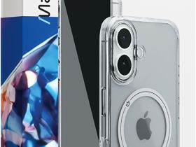 Клип-кейс VLP Diamond для Apple iPhone 16 с MagSafe Прозрачный