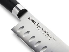 Нож кухонный Samura Mo-V Сантоку - SM-0094, сталь AUS-8, рукоять G10, 180 мм