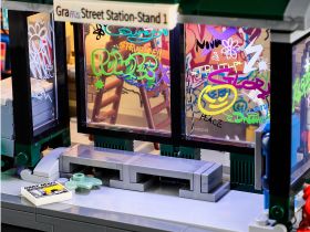 F9066 Конструктор Граффити на автобусной остановке