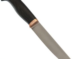 Нож Рыбацкий, сталь S125V, рукоять карбон макумэ ганэ