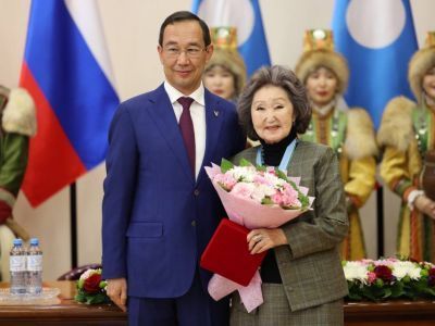 Августина Филиппова получила орден Якутии «Полярная звезда»