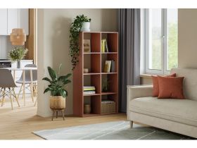 Стеллаж Кейн 1-75x149 Терракотовый