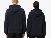 Толстовка Lacoste свободного кроя унисекс с эффектом стирки