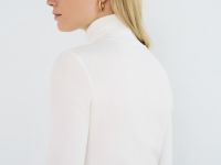 Водолазка из хлопка, Белый