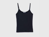 Базовый топ из микрофибры, Черный