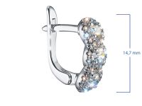 Серьги из серебра э0612сг09181000_white