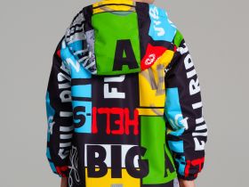 Куртка текстильная с полиуретановым покрытием для мальчиков (ветровка)