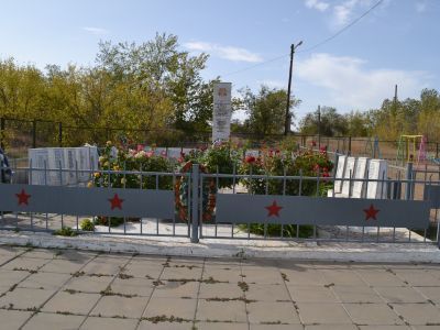 Братская могила советских воинов, погибших в период Сталинградской битвы