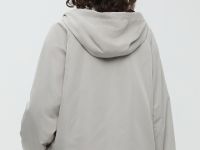 Ветровка прямого кроя с капюшоном