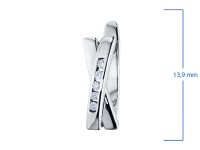 Серьги из белого золота с бриллиантами э0901сг05153600