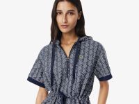 Женское платье-худи Lacoste Jacquard Monogram