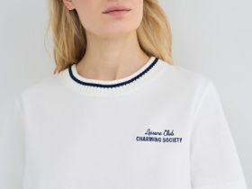 Футболка с вышивкой, Белый