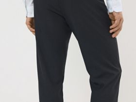 Брюки c микрорисунком, Серый