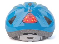 Шлем подростковый Author Flash с активным фонарем (розовый / синий 47 - 51 см)