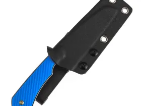 Туристический нож Kansept Valk, сталь Nitro-V, рукоять G10, Dark Blue