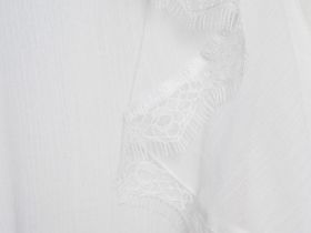 Блузка из шифона с рюшами, Белый