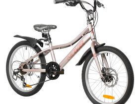 Детский велосипед Novatrack Alice 20 Disc, год 2026, цвет Розовый