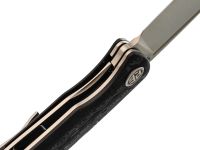 Складной нож Petrified BELUGA, сталь 14C28N, рукоять Carbon Fiber
