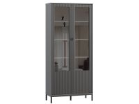 Витрина Трейвис 2-93x205 Графитовый