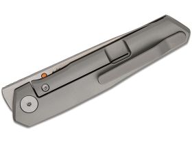 Складной нож Bestech VK-Kuze, сталь Magnacut, рукоять титан, серый