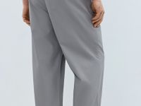 Брюки из микротвила, Серый