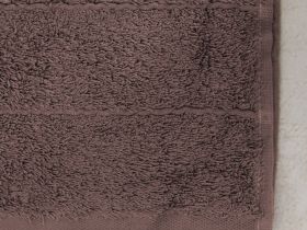 Полотенце махровое Олимп, коричневое